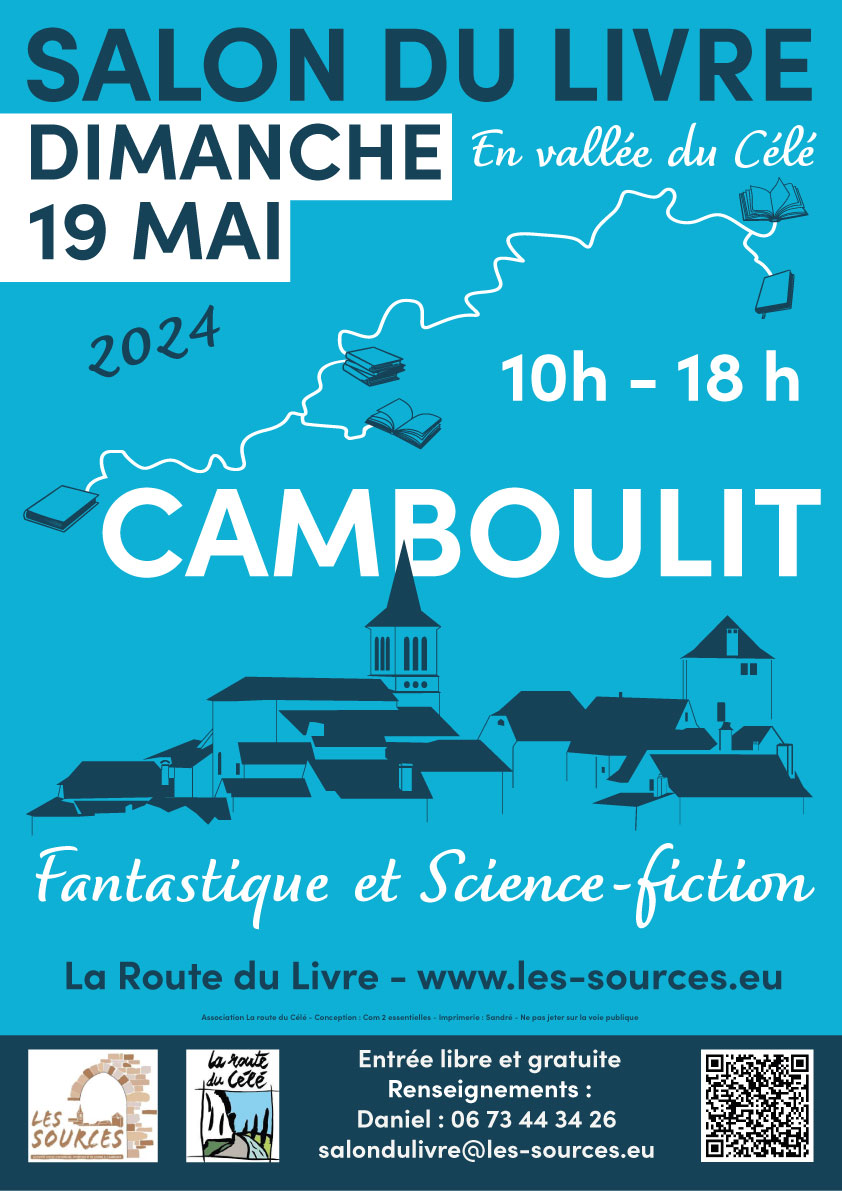 Affiche - Camboulit - La route du Livre en Vallée du Célé 2024
